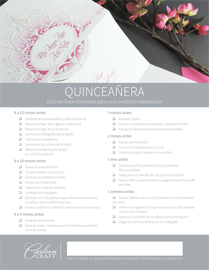 Quinceañera Checklist – Spanish