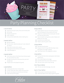 Party Checklist