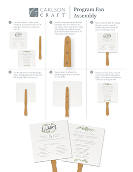 Program Fan Assembly Guide – Glue Dots