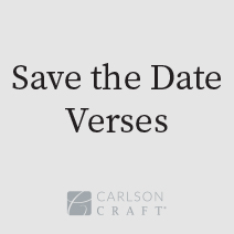 Save the Date Verses