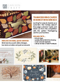 2024 Thanksgiving Cards Flyer Infosheet