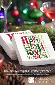 Holiday Napkins & Coasters 11″x17″ Poster